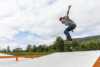 Skating at Rognan Skatepark